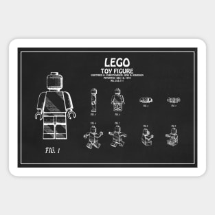 Lego Toy Figurine Patent Drawing - P Magnet